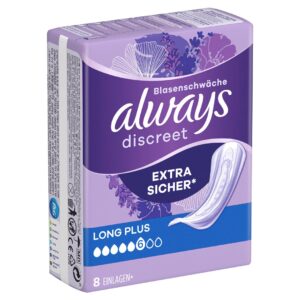 ALWAYS Discreet Inkontinenz Long Plus (n)    8 Stk