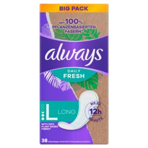 ALWAYS Slipeinl Daily Fresh pfl Long Karton 38 Stk