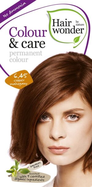 HAIRWONDER Colour & Care 6.45 kupfer mahago