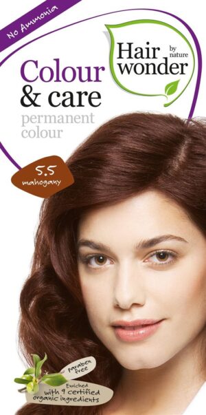 HAIRWONDER Colour & Care 5.5 mahagoni