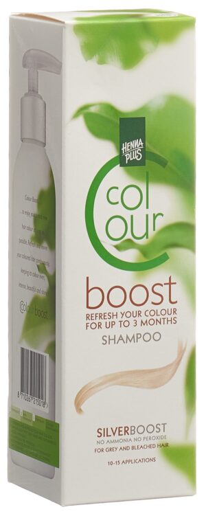 HENNA PLUS Colour Boost Shampoo Silver 200 ml