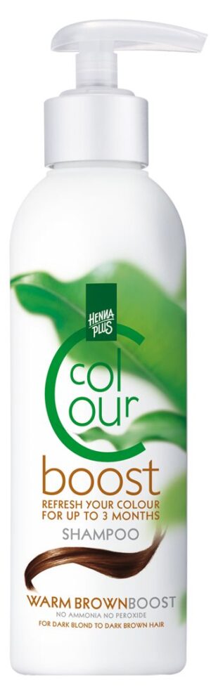 HENNA PLUS Colour Boost Shampoo warm brown 200 ml