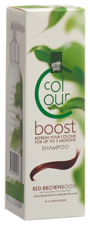 HENNA PLUS Colour Boost Shampoo red brown 200 ml