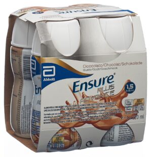 ENSURE Plus Advance Schokolade         4 Fl 220 ml