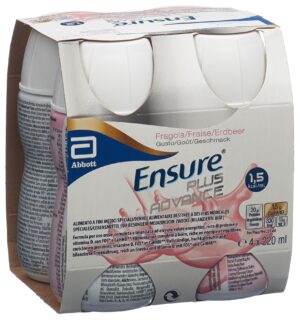 ENSURE Plus Advance Erdbeere           4 Fl 220 ml