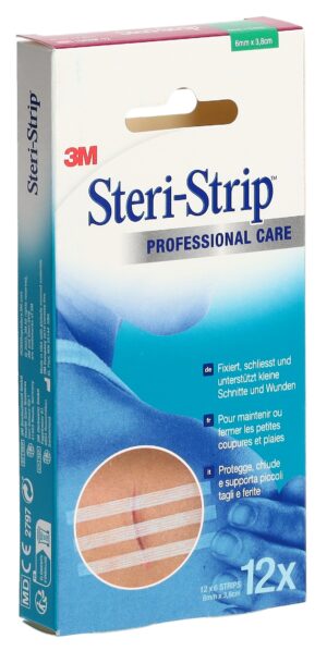 3M STERI STRIP 6x38mm weiss verstärkt     12 6 Stk