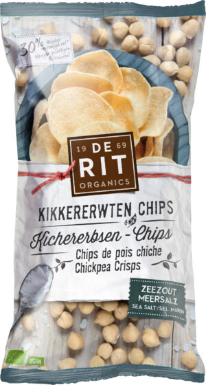 DE RIT Kichererbsen-Chips Meersalz Bio    Btl 75 g