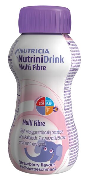 NUTRINI DRINK Multi Fibre Erdbeer Fl 200 ml
