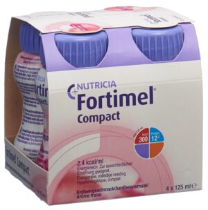 FORTIMEL Compact 2.4 kcal Erdbeer      4 Fl 125 ml