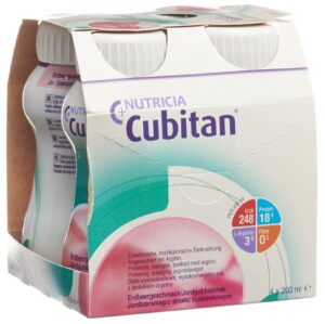 CUBITAN Trinknahrung Erdbeer              4 200 ml