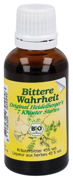 HEIDELBERGERS Bittere Wahrheit Tropfen    Fl 30 ml