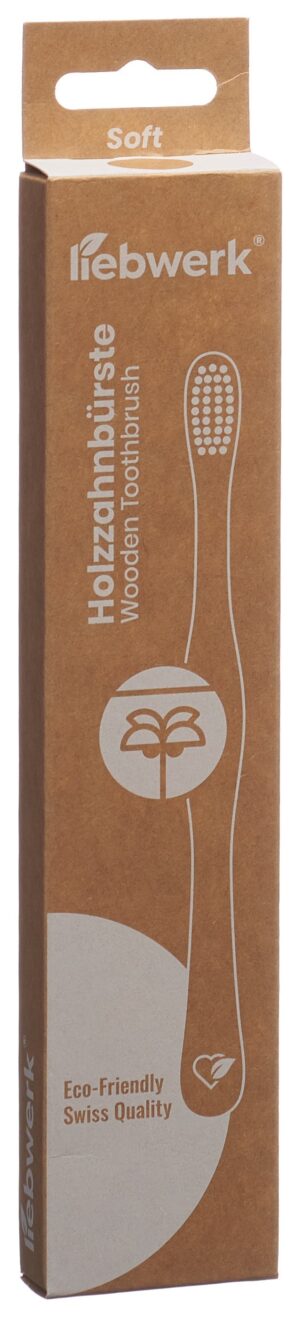 LIEBWERK Holzzahnbuerste Soft Palm