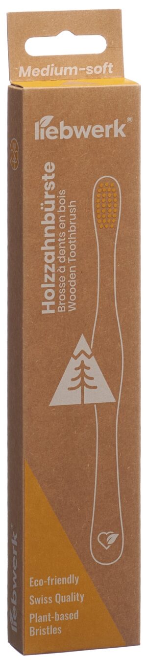 LIEBWERK Holzzahnbuerste Ricine Pine