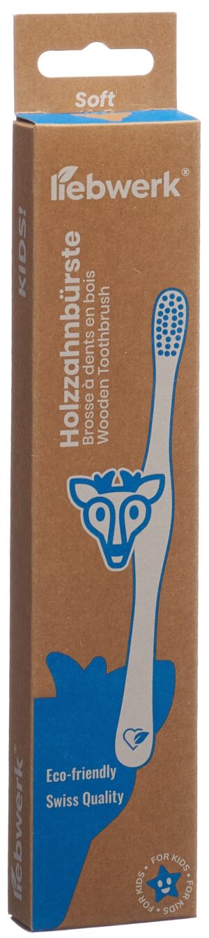 LIEBWERK Holzzahnbuerste Kids Deer
