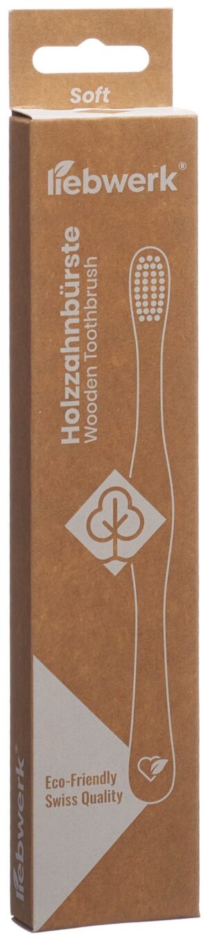 LIEBWERK Holzzahnbuerste Soft Pine