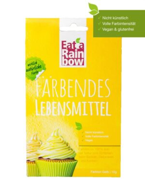 EAT A RAINBOW Färbendes Lebensmittel gelb Btl 10 g