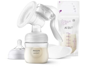PHILIPS AVENT Handmilchpumpe ink Flasche+Stilleinl