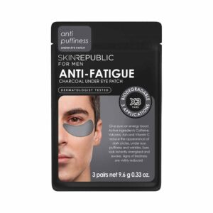 SKIN REPUBLIC Men's Anti-Fati Char Eye Pat  3 Paar