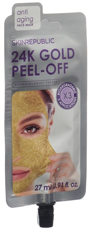 SKIN REPUBLIC 24K Gold Peel-Off Face Mask 27 ml