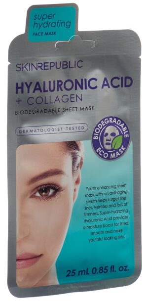 SKIN REPUBLIC Hyaluron Acid Collag Face Mask 25 ml