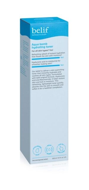 BELIF Aqua Bomb Toner Hydrating      Rundfl 200 ml