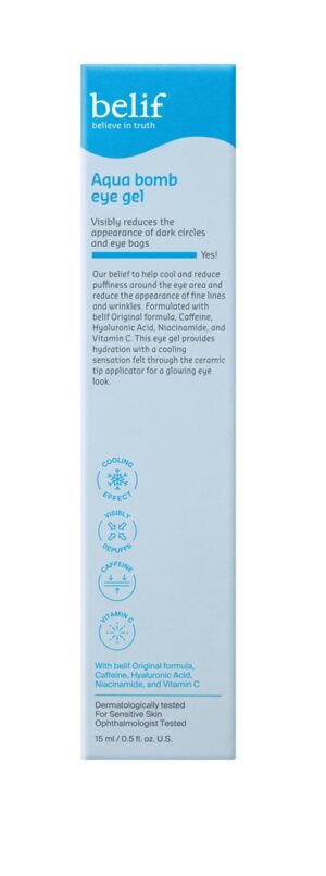 BELIF Aqua Bomb Eye Gel Depuffing       Appl 15 ml