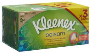 KLEENEX Balsam Taschentücher Box Trio 3 56 Stk