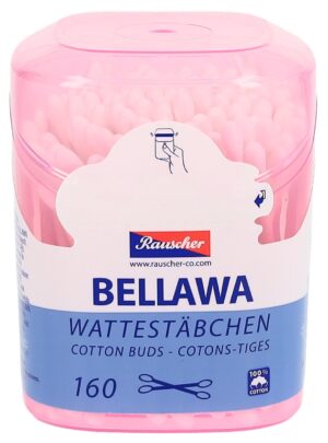BELLAWA Wattestäbchen Runddose          Ds 160 Stk