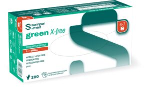 SEMPERMED Green X-free S                   200 Stk