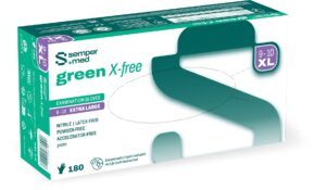 SEMPERMED Green X-free XL                  180 Stk