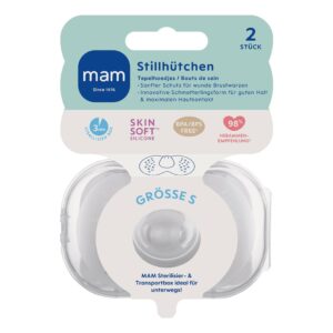 MAM Stillhütchen S                           2 Stk