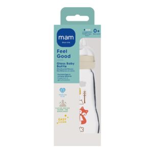 MAM Feel Good Glasflasche 260ml 2+m Unisex (n) Box