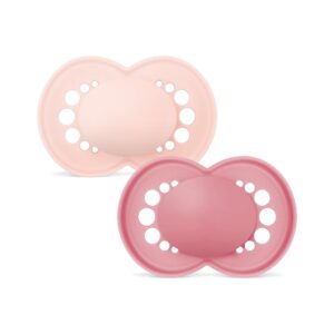 MAM Original Nuggi Sil 16-36m Girl       Box 2 Stk