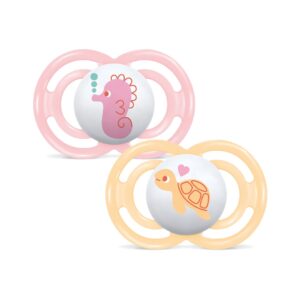 MAM Perfect Nuggi Sil 6-16m Girl         Box 2 Stk