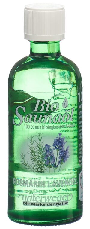 UNTERWEGER Bio Saunaöl Rosmarin Lavendel    100 ml
