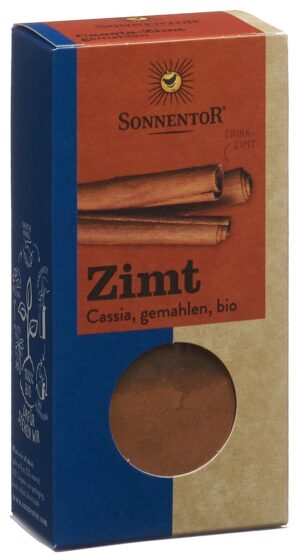 SONNENTOR Zimt Cassia gemahlen BIO            40 g