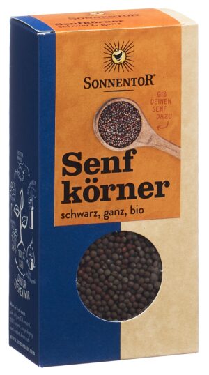 SONNENTOR Senfkörner schwarz ganz BIO     Btl 80 g