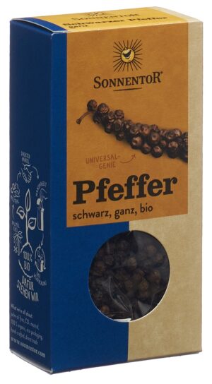SONNENTOR Pfeffer schwarz ganz BIO            55 g