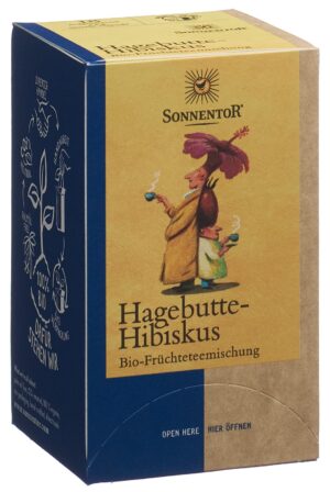 SONNENTOR Hagebutte Hibiskus Tee BIO    18 Btl 3 g