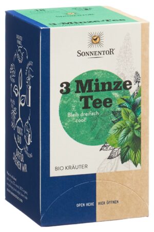SONNENTOR 3-Minze-Tee BIO               Btl 18 Stk