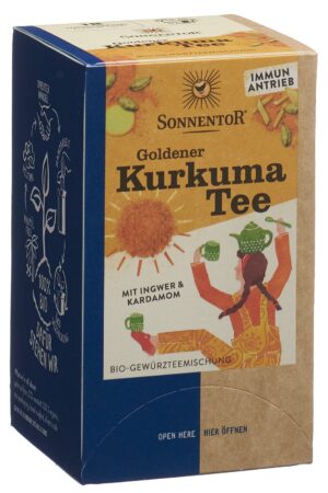 SONNENTOR goldener Kurkuma Tee BIO      Btl 18 Stk