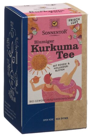 SONNENTOR blumiger Kurkuma Tee BIO      Btl 18 Stk