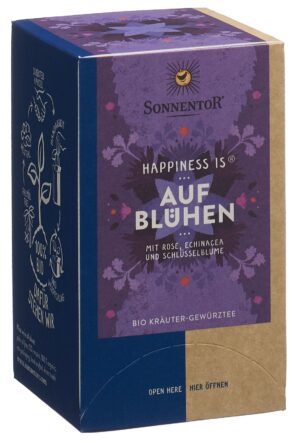 SONNENTOR Happiness is Aufblühen Tee BIOBtl 18 Stk