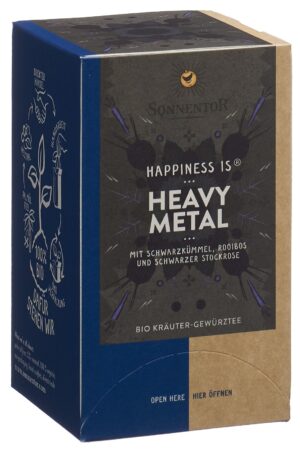SONNENTOR Happiness is Heavy Metal Tee BBtl 18 Stk