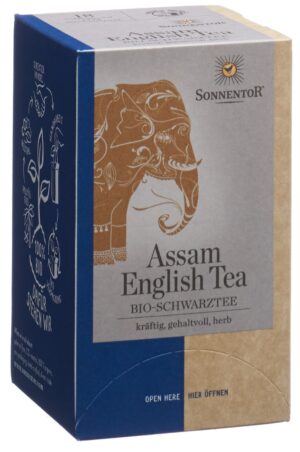 SONNENTOR Schwarztee Assam English Tea BBtl 18 Stk
