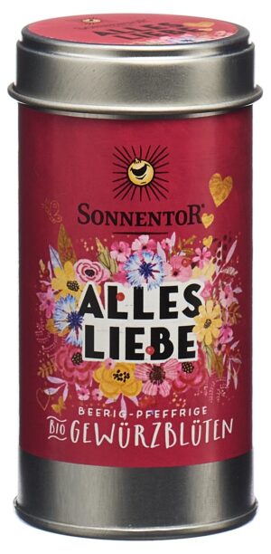 SONNENTOR Alles Liebe Gewürz Blüten Streudose 28 g
