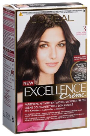EXCELLENCE Creme Triple Prot 3 dunkelbraun