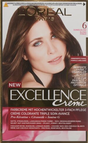 EXCELLENCE Creme Triple Prot 6 dunkelblond