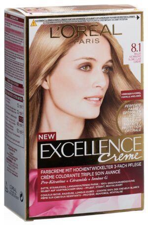 EXCELLENCE Creme Triple Prot 8.1 helles aschblond