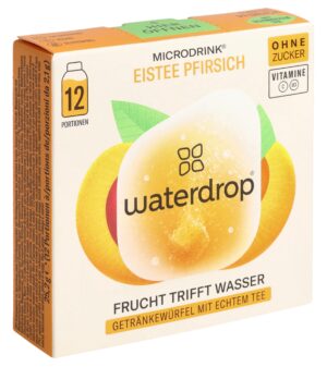WATERDROP Eistee Pfirsich oZ          Box 25.200 g